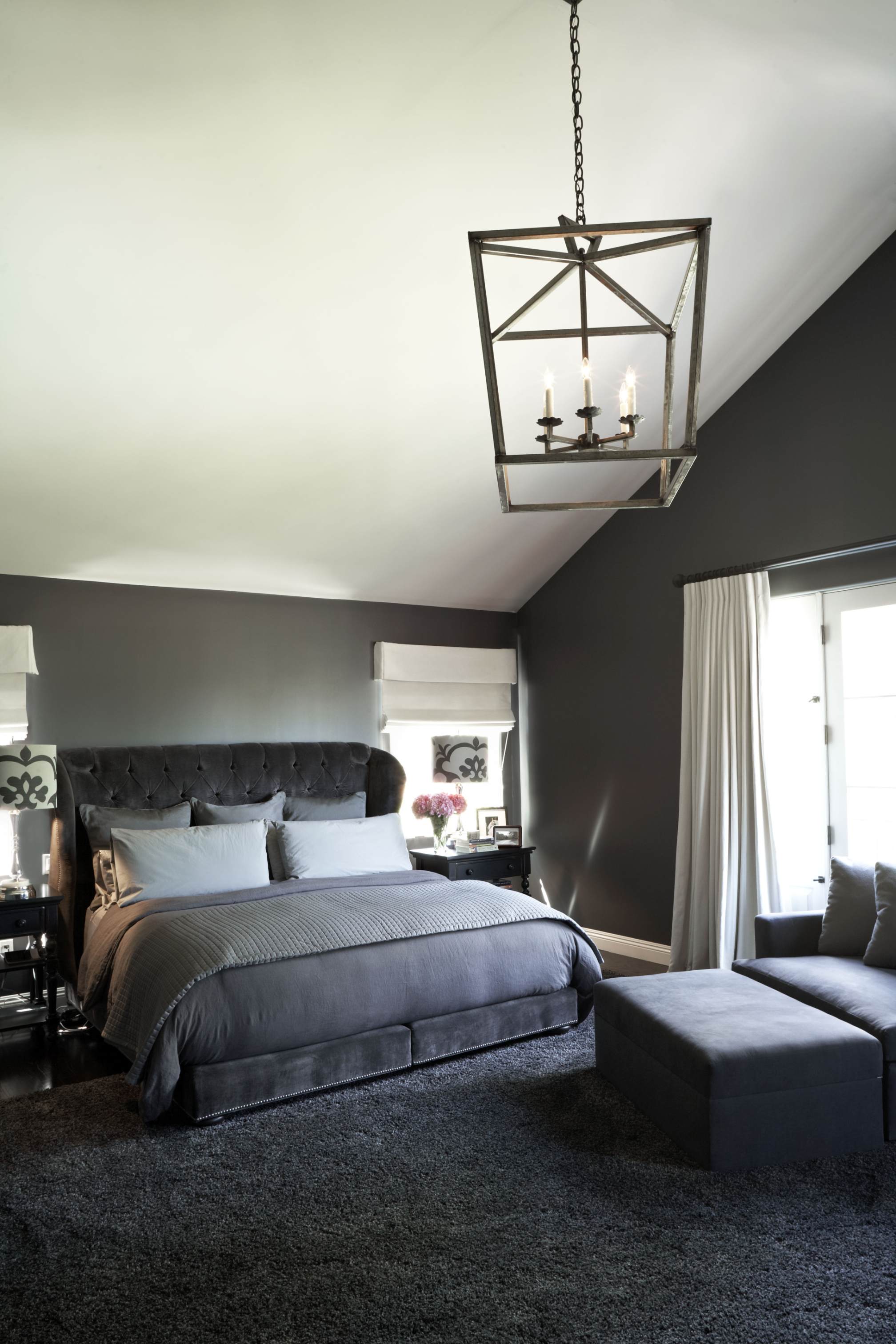Monochromatic Palette Modern Bedroom - Interiors By Color