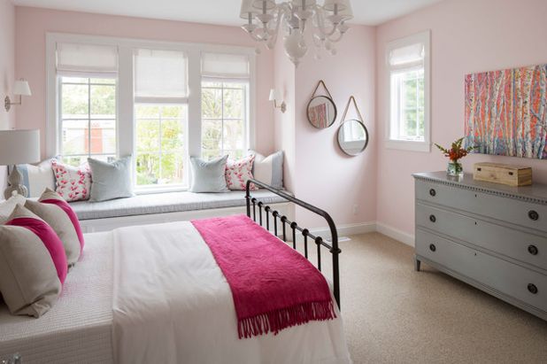 Benjamin Moore Pink Bliss Paint Color Schemes - Interiors By Color