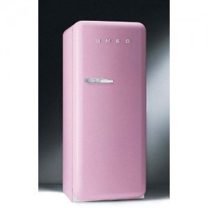 Pink Smeg Fridge - Interiors By Color