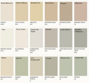 Farrow Ball Colors Matched To Benjamin Moore Interiors By Color