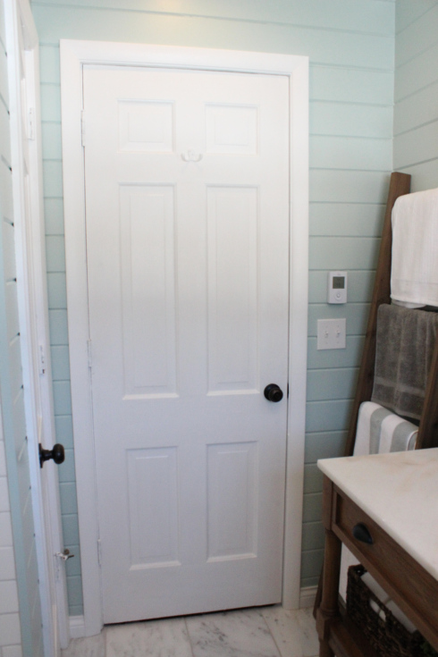 Pale Blue Guest Bathroom - Interiors By Color