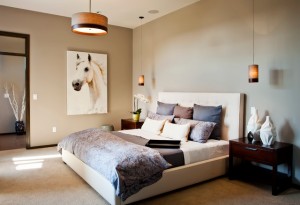 Sherwin Williams Perfect Greige Bedroom - Interiors By Color