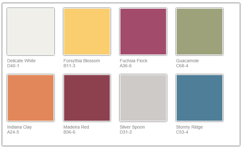 Olympic Paint Colors Chart