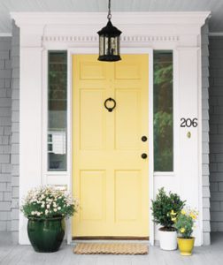 Yellow and Gray Design with Paint for the Exterior of Your Home!