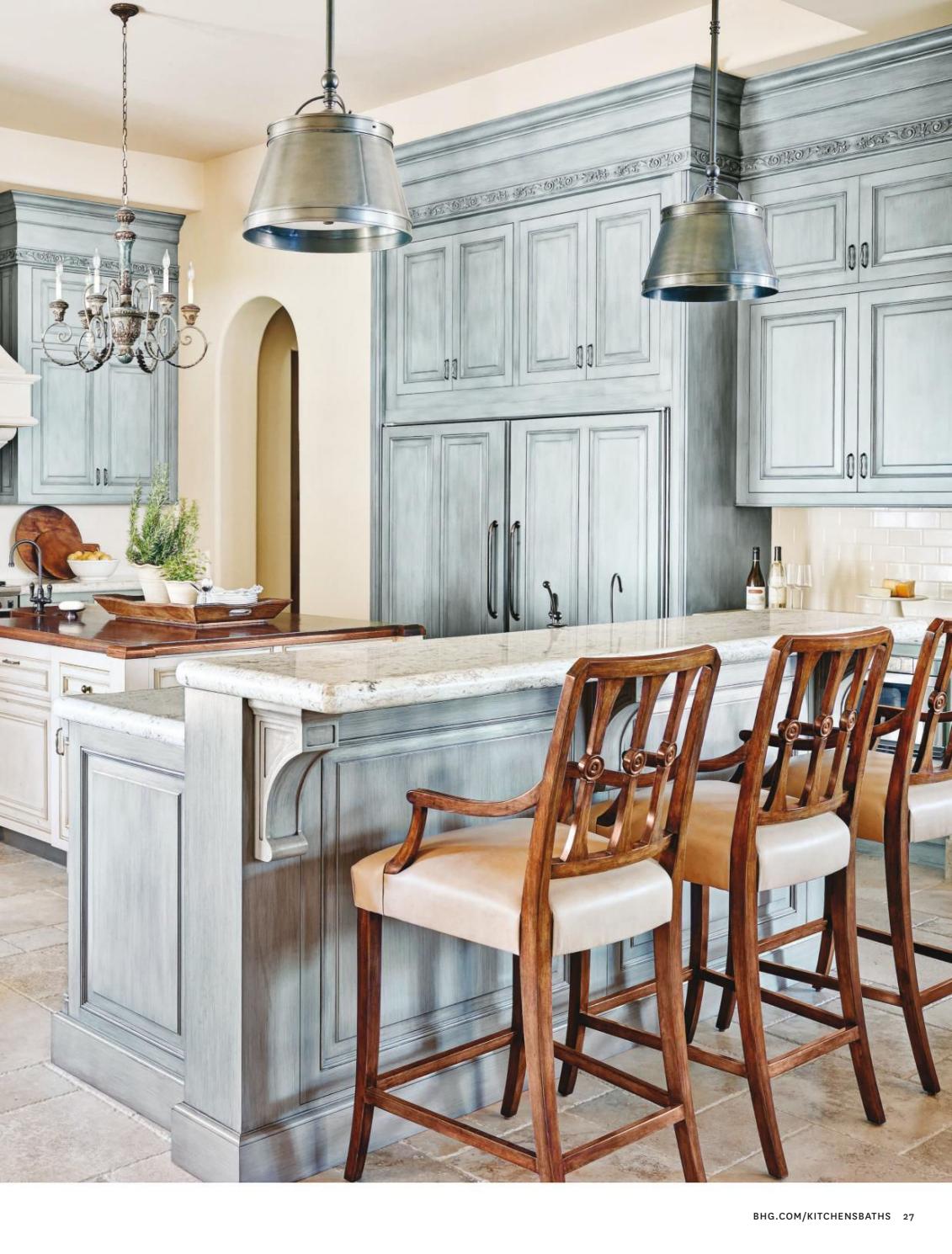 French Country Kitchen In Blue Color Scheme Interiors By Color