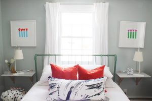 Benjamin Moore Woodlawn Blue Bedroom Paint Color Scheme