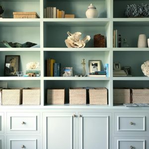 Benjamin Moore Woodlawn Blue Paint Color Scheme