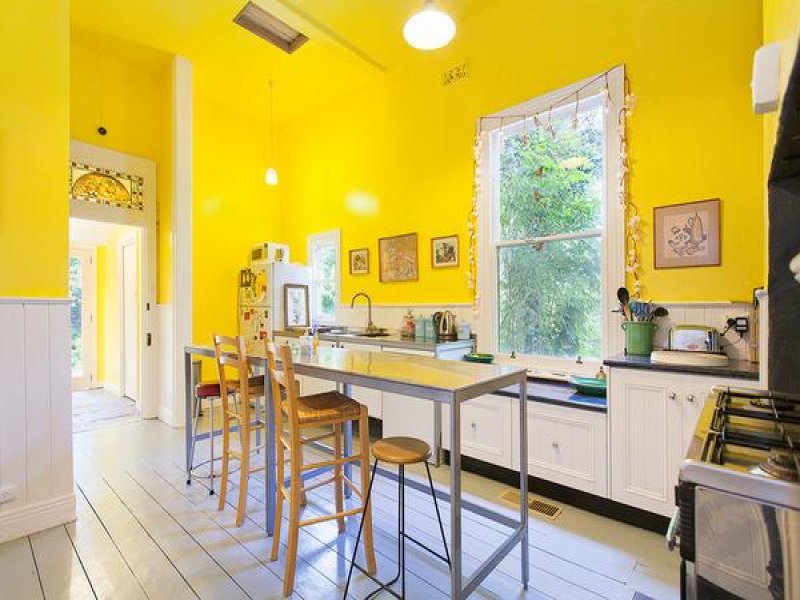yellow paint for kitchen wall