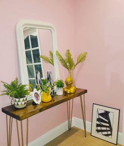 Farrow & Ball Nancy's Blushes Pink Paint Color Scheme