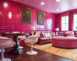 Benjamin Moore Crushed Berries Pink Color Scheme Living Room ...