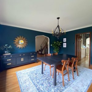 Benjamin Moore Navy Masterpiece Paint Color - Interiors By Color