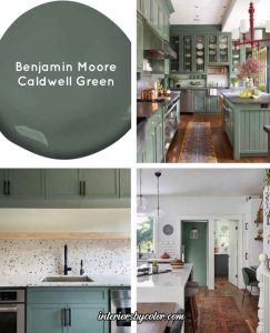 Benjamin Moore Caldwell Green - Interiors By Color