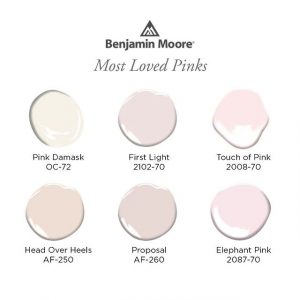 Benjamin Moore Most Loved Pinks - Interiors By Color