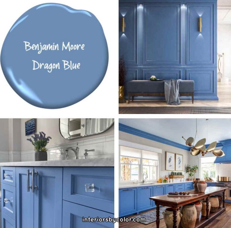 Benjamin Moore Blue Dragon Paint Color - Interiors By Color