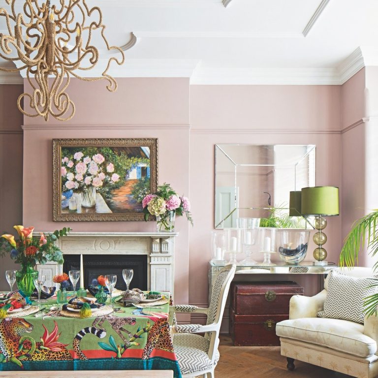 Little Greene Light Peachblossom Pink Paint - Interiors By Color