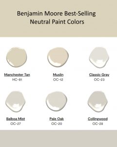 Benjamin Moore - Best-Selling Neutral Paint Colors - Interiors By Color