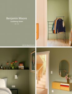 Benjamin Moore Louisburg Green wall color