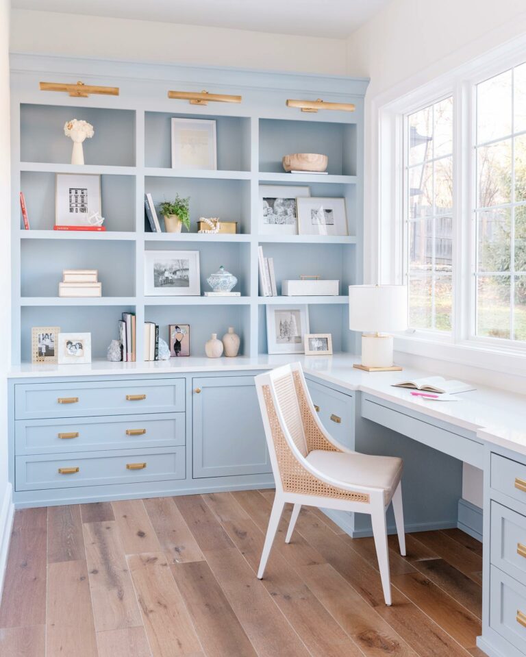 Benjamin Moore Blue Heather - Interiors By Color