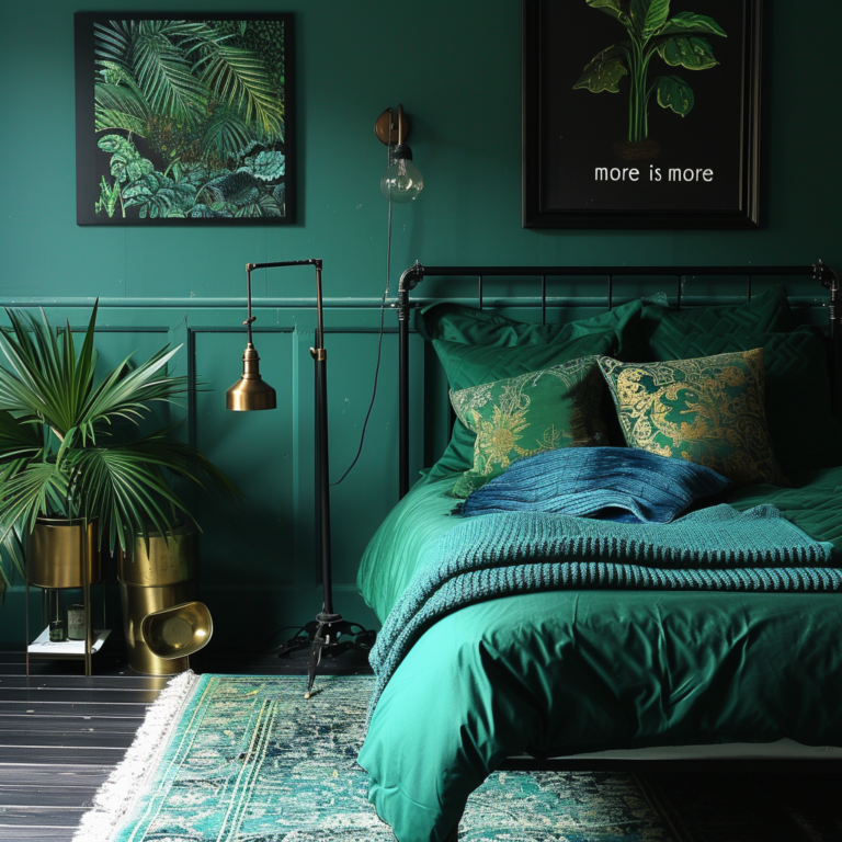 Maximalist Green Bedroom Ideas - Interiors By Color